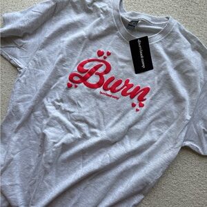 Burn Boot Camp Gray Short Sleeve Tee